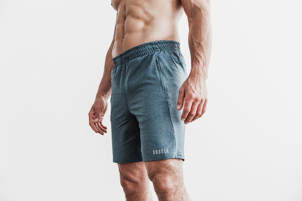 Shorts NOBULL Homme Bleu - NOBULL Knit Runner 8.5",France (1648-RJBGV)